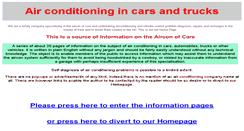 Desktop Screenshot of airconditioningforcars.co.uk