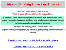 Tablet Screenshot of airconditioningforcars.co.uk